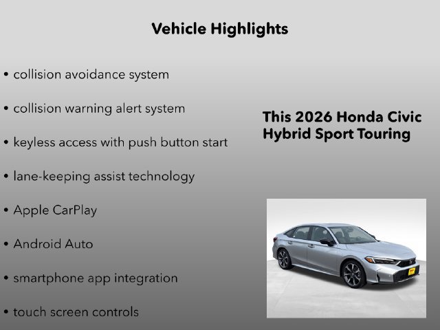 New 2026 Honda Civic Sport Touring image 10