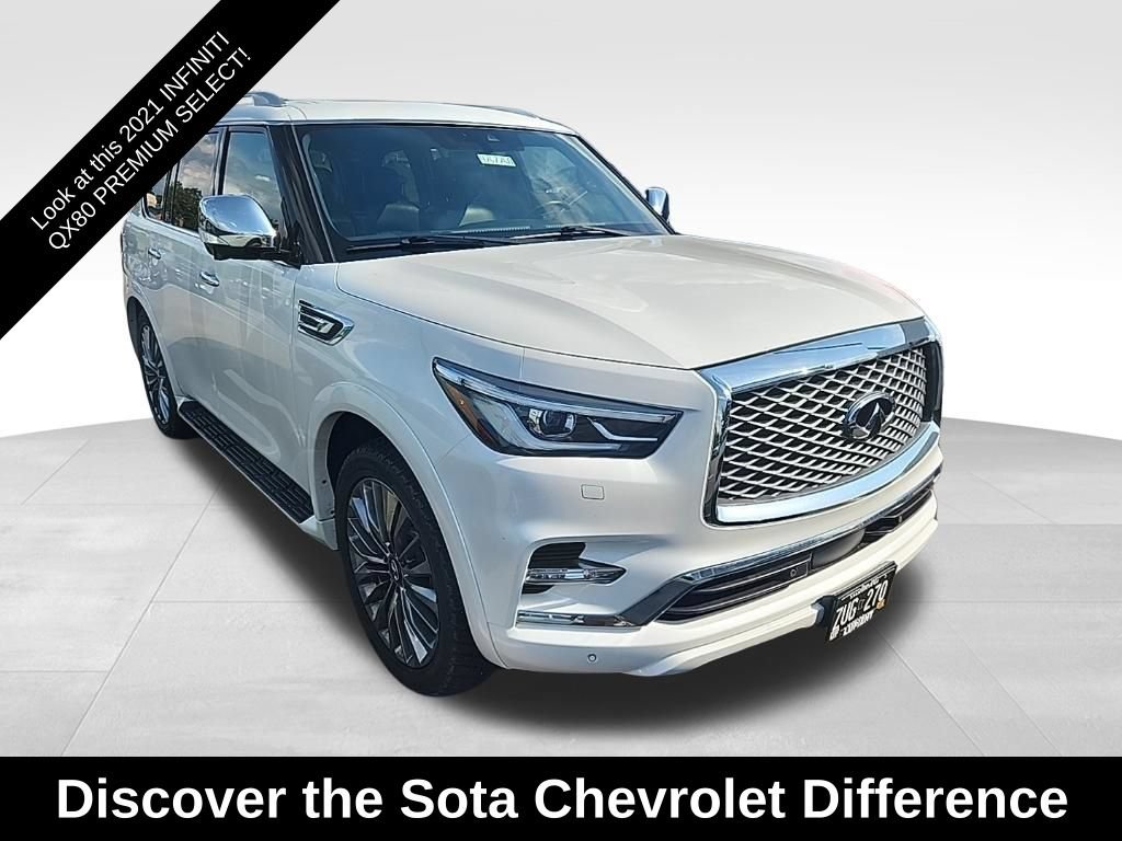 Used 2021 INFINITI QX80 Premium Select AWD/4WD image 1