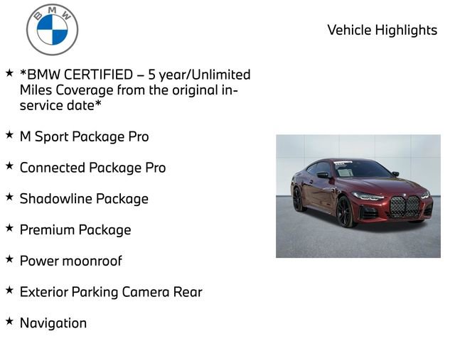 Certified 2024 BMW 440i xDrive Coupe w/ Premium Package AWD/4WD image 10