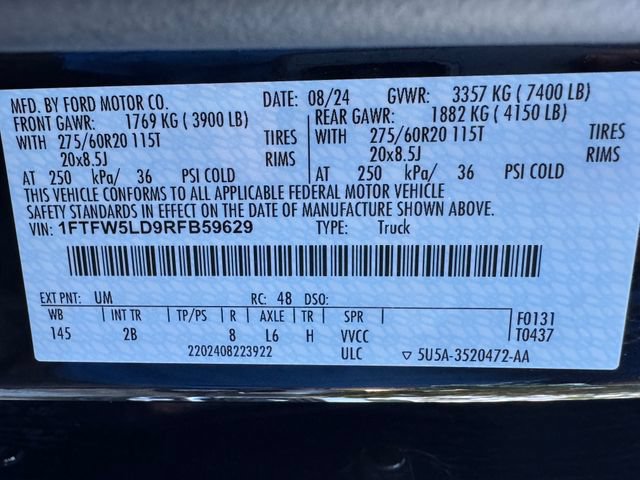 Used 2024 Ford F150 Lariat w/ Equipment Group 502A High AWD/4WD image 32