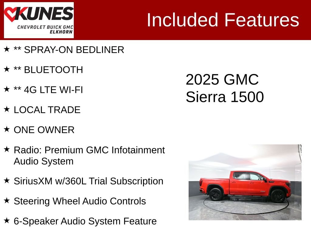Used 2025 GMC Sierra 1500 Elevation w/ Elevation Premium Package image 3