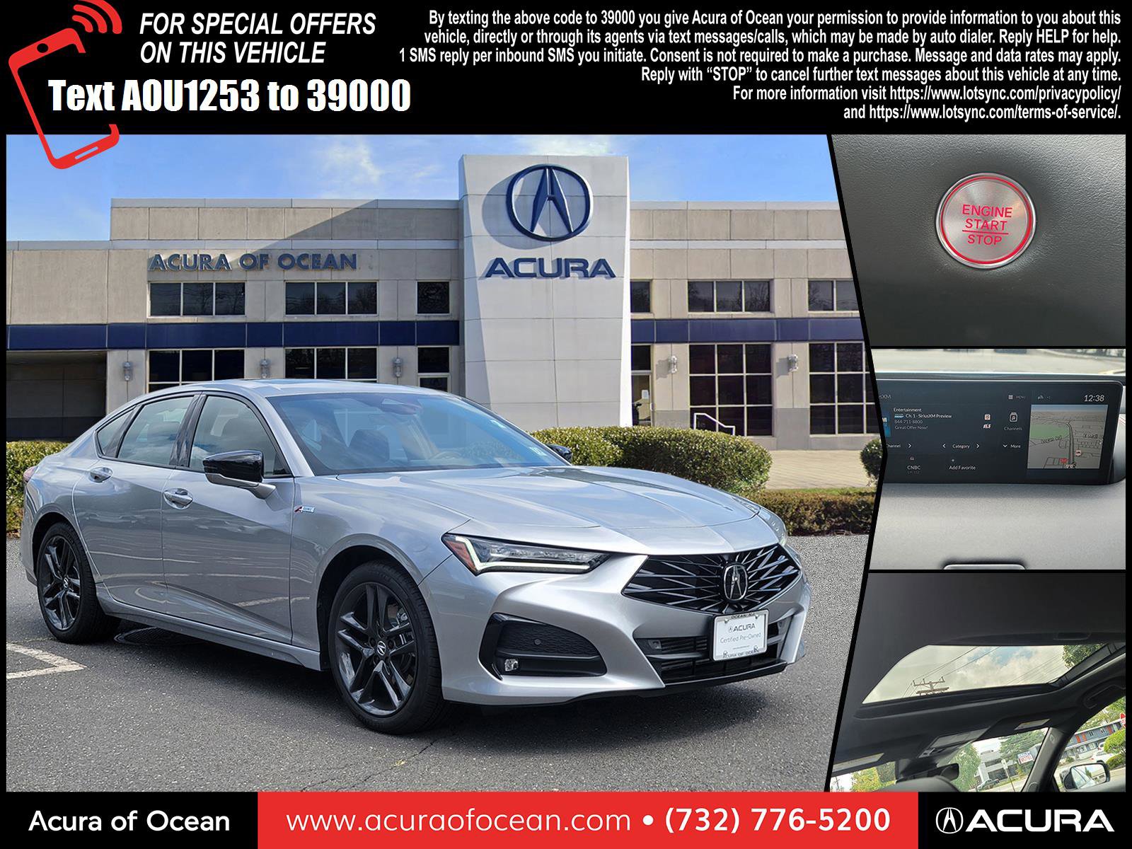 Certified 2025 Acura TLX SH-AWD w/ A-SPEC Pkg image 1