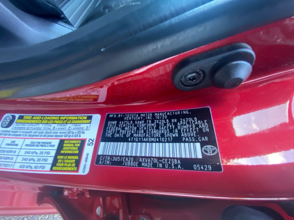 Used 2021 Toyota Camry SE FWD image 24