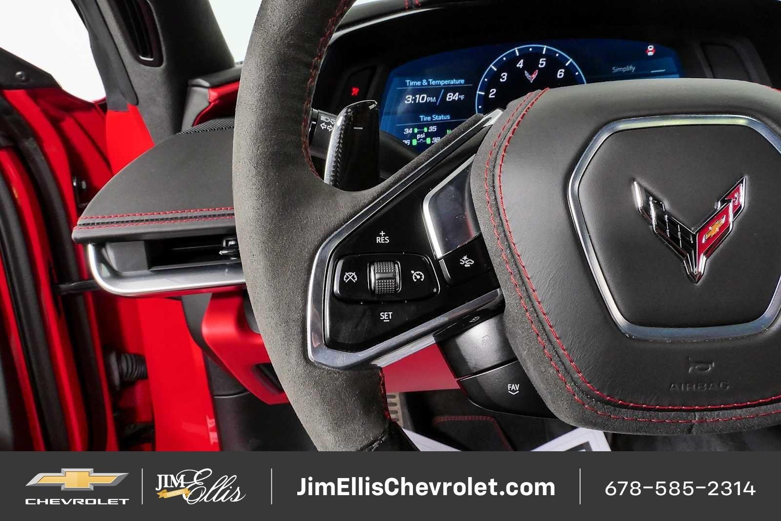 Used 2024 Chevrolet Corvette Z06 w/ Chrome Exterior Badge Package RWD image 10