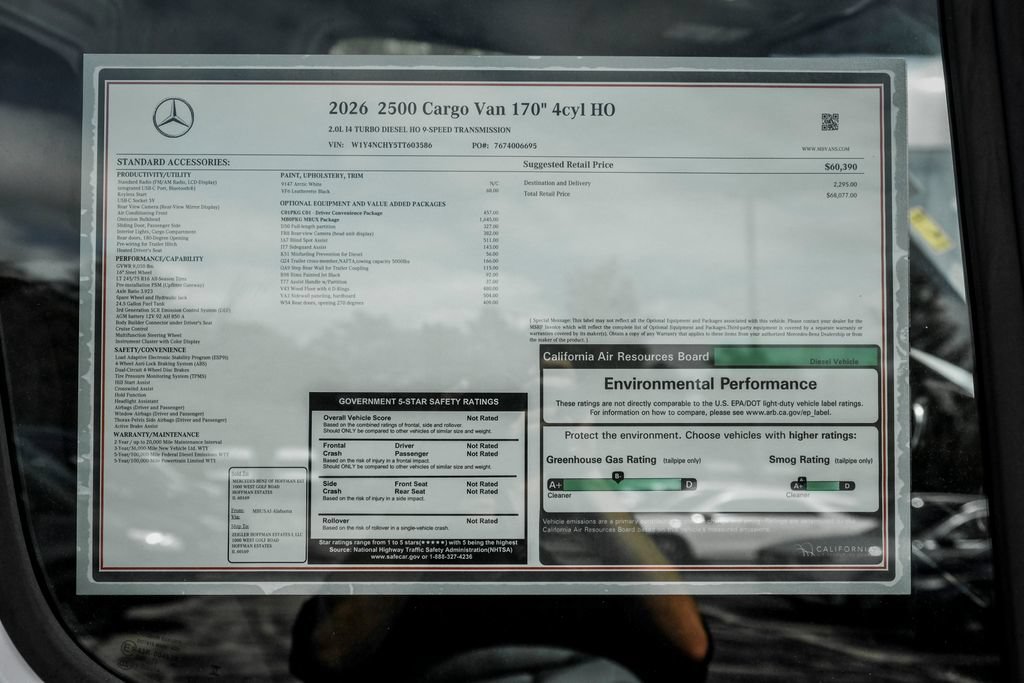 New 2026 Mercedes-Benz Sprinter 2500 image 21
