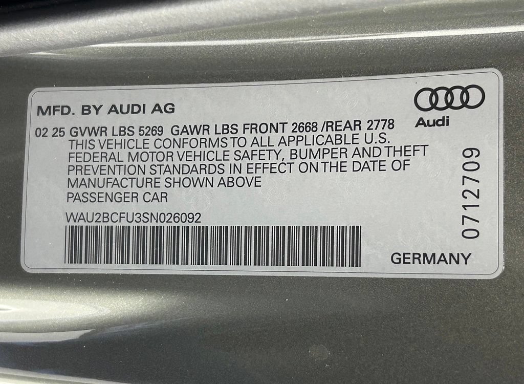 Used 2025 Audi A5 Premium Plus w/ Premium Plus AWD/4WD image 45