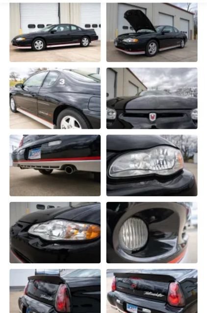 Used 2002 Chevrolet Monte Carlo SS w/ Pace Car Replica Pkg FWD image 16