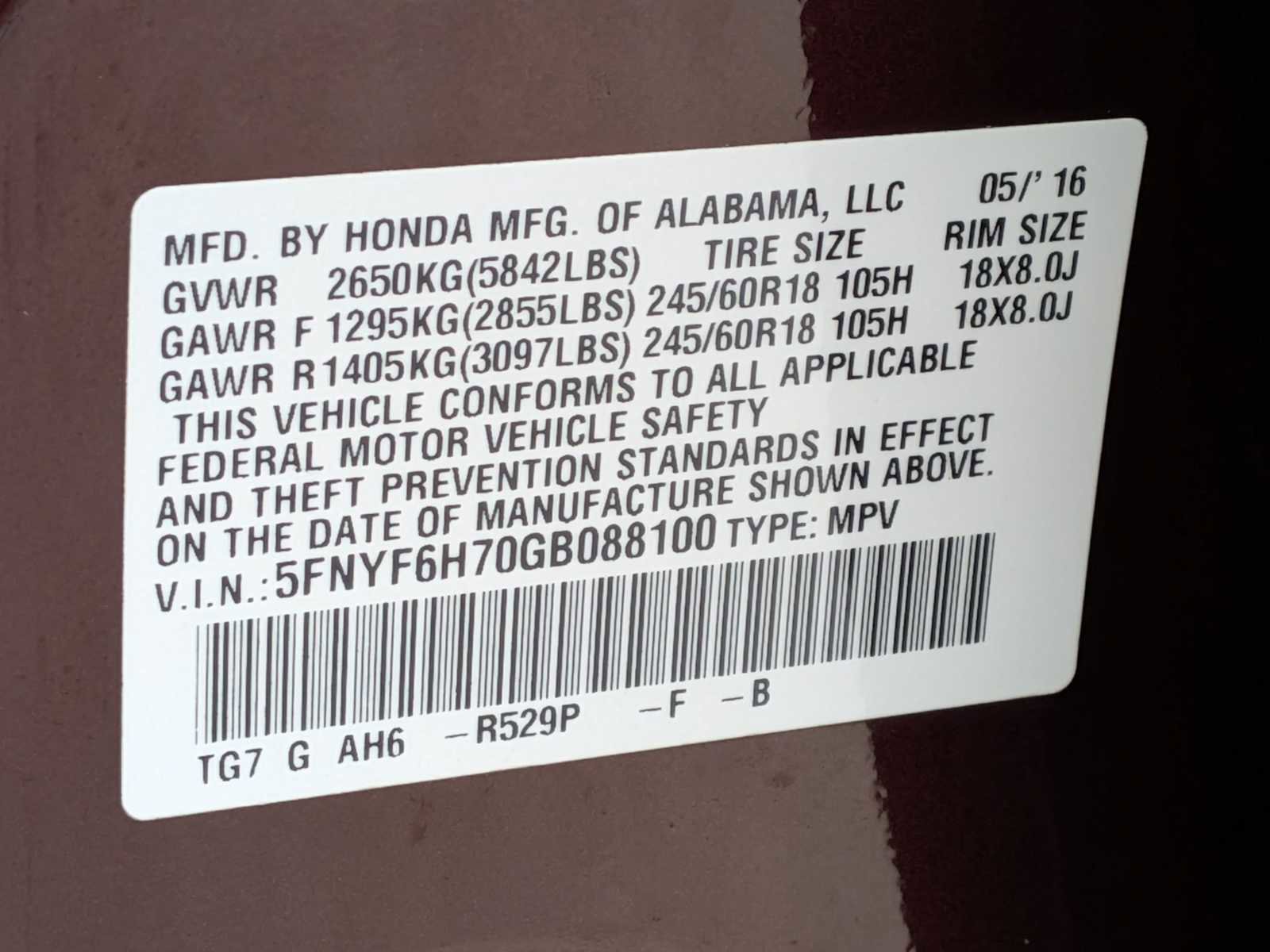 Used 2016 Honda Pilot EX-L image 32