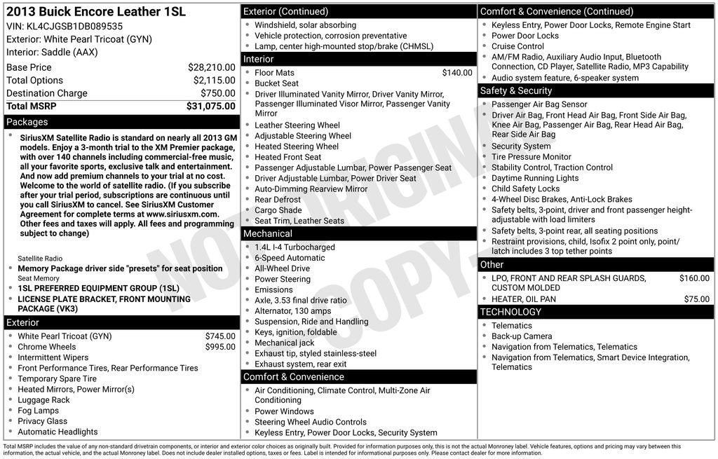 Used 2013 Buick Encore Leather image 15