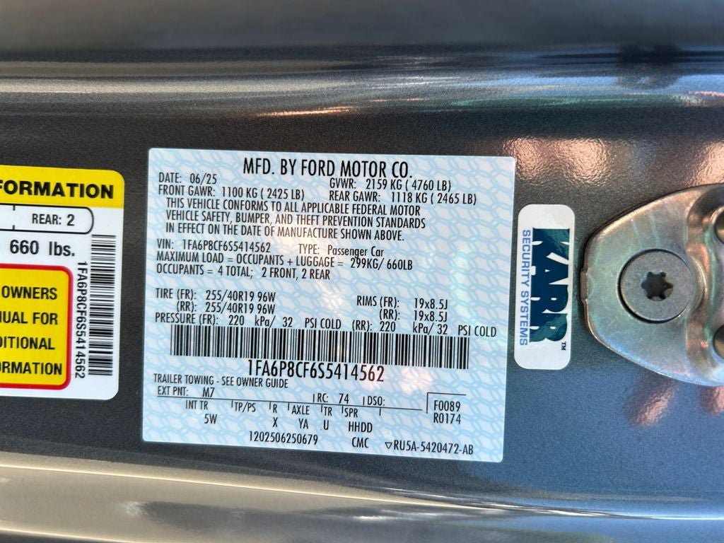 New 2025 Ford Mustang GT Premium RWD image 35