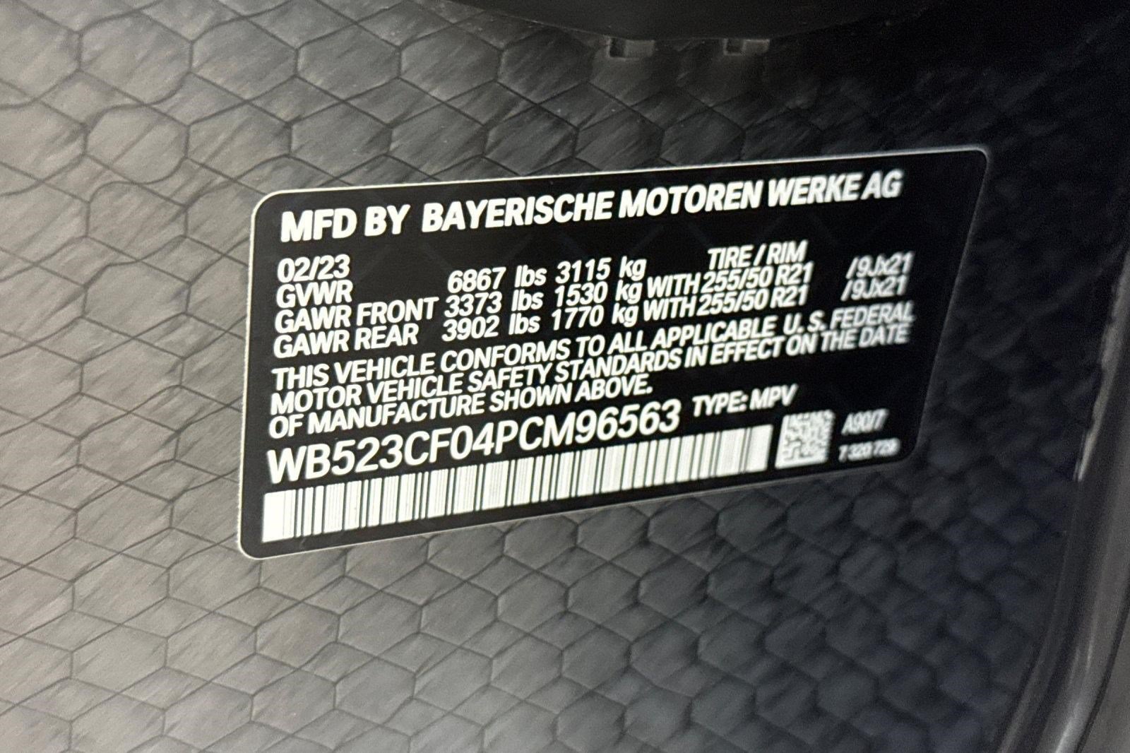 Certified 2023 BMW iX xDrive50 w/ Sport Package AWD/4WD image 19