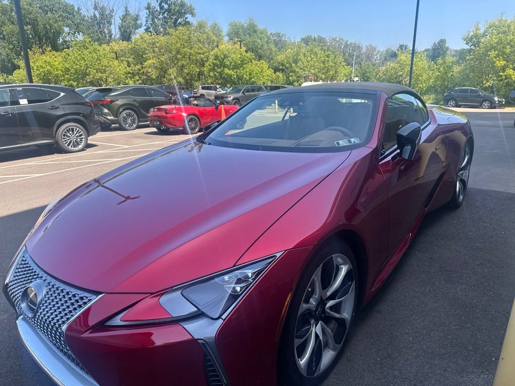 Certified 2022 Lexus LC 500 Convertible w/ Touring Package RWD image 2