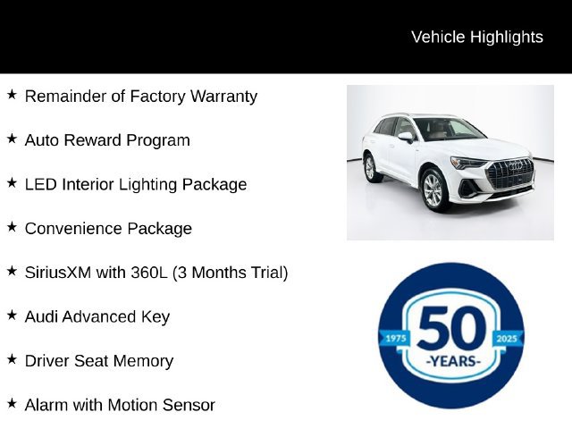 Used 2025 Audi Q3 2.0T Premium w/ Convenience Package AWD/4WD image 8