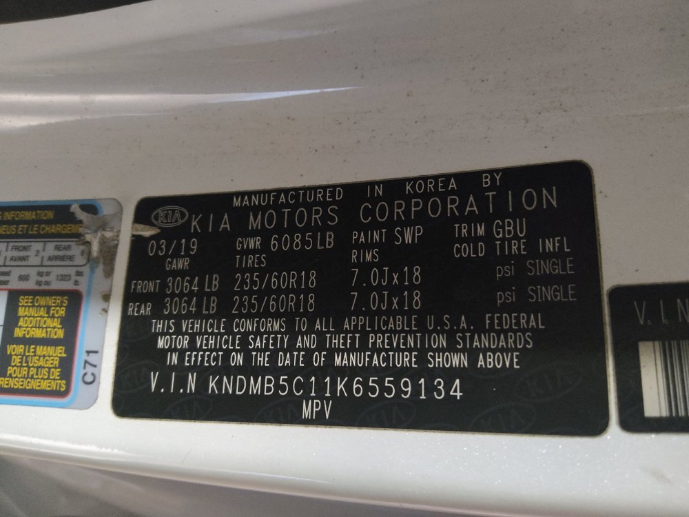 Used 2019 Kia Sedona EX FWD image 33