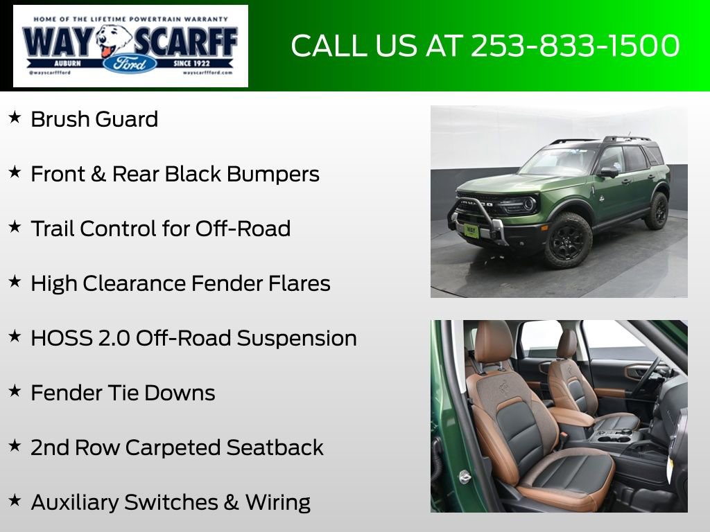 New 2025 Ford Bronco Sport Outer Banks w/ Sasquatch Outer Banks Package image 25