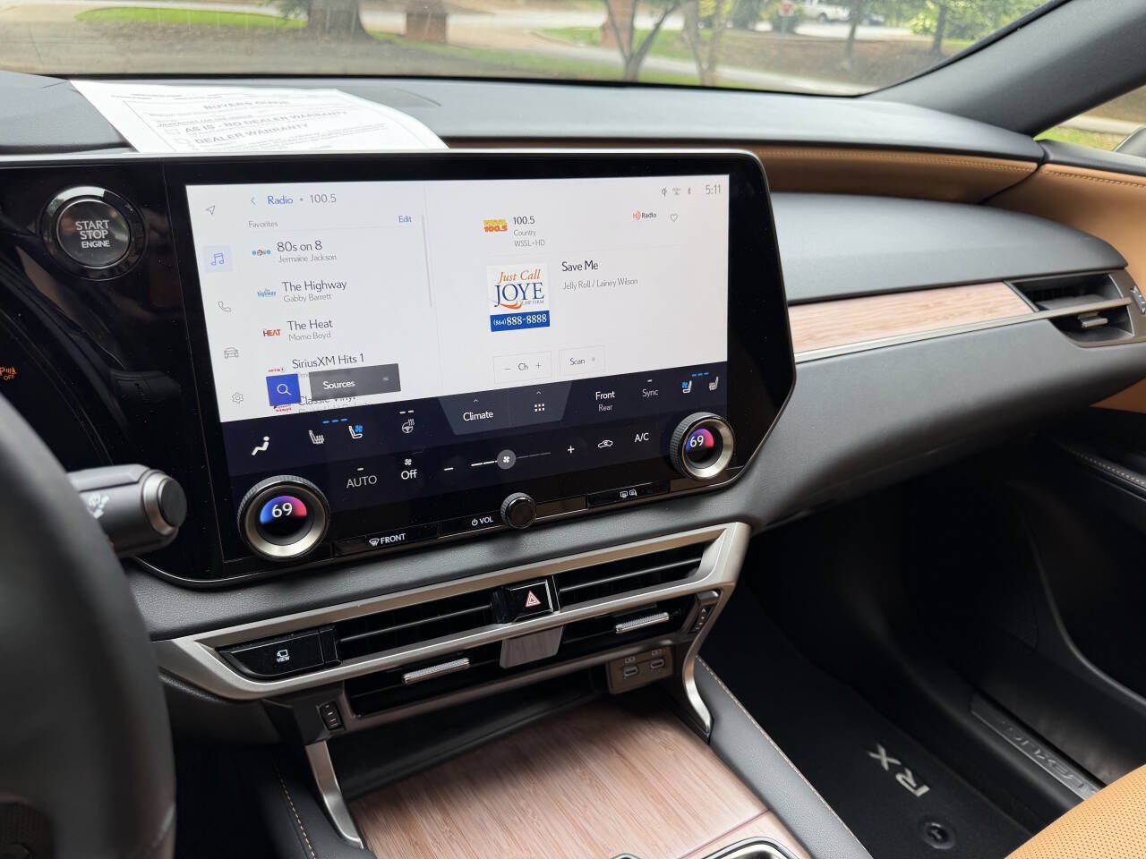 Used 2025 Lexus RX 350 Premium w/ Accessory Package (Z1) FWD image 17