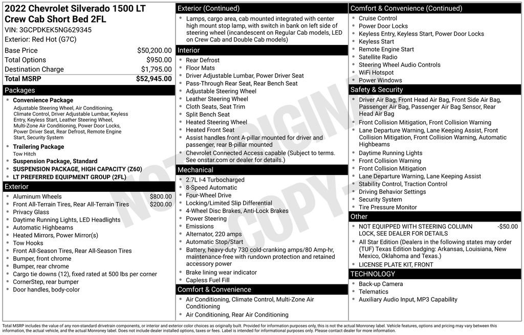 Used 2022 Chevrolet Silverado 1500 LT AWD/4WD image 5