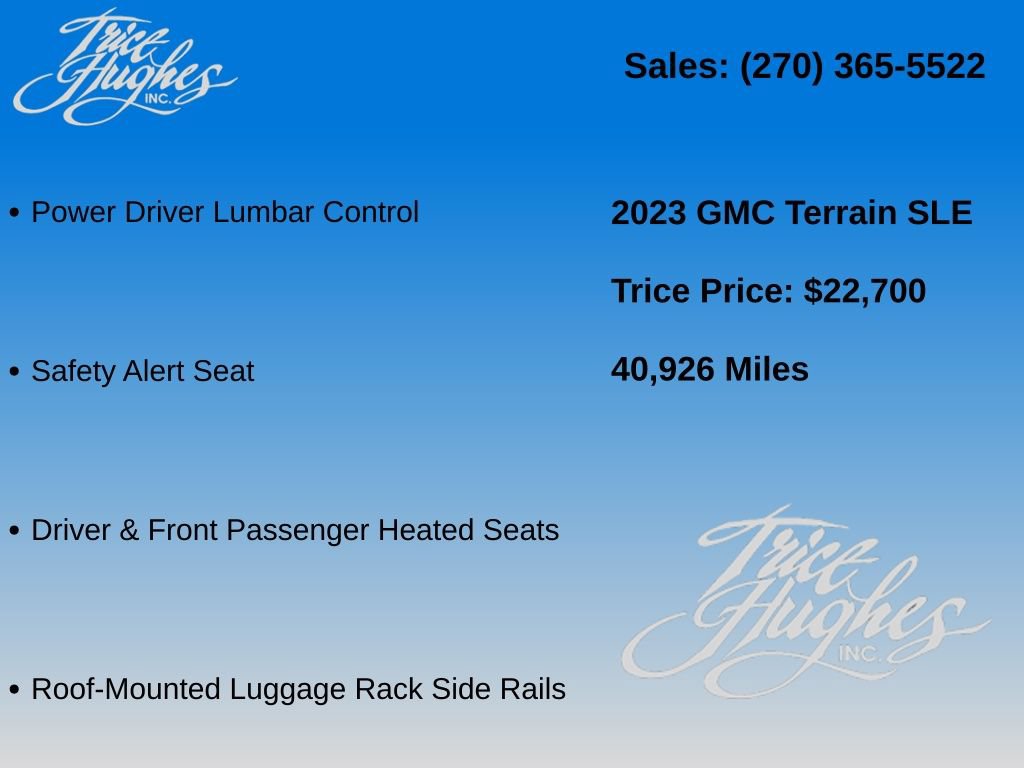 Used 2023 GMC Terrain SLE w/ Driver Convenience Package FWD image 20