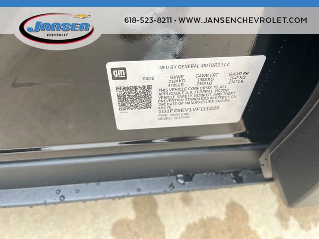 New 2027 Chevrolet Bolt RS w/ LPO, All-Weather Package FWD image 33