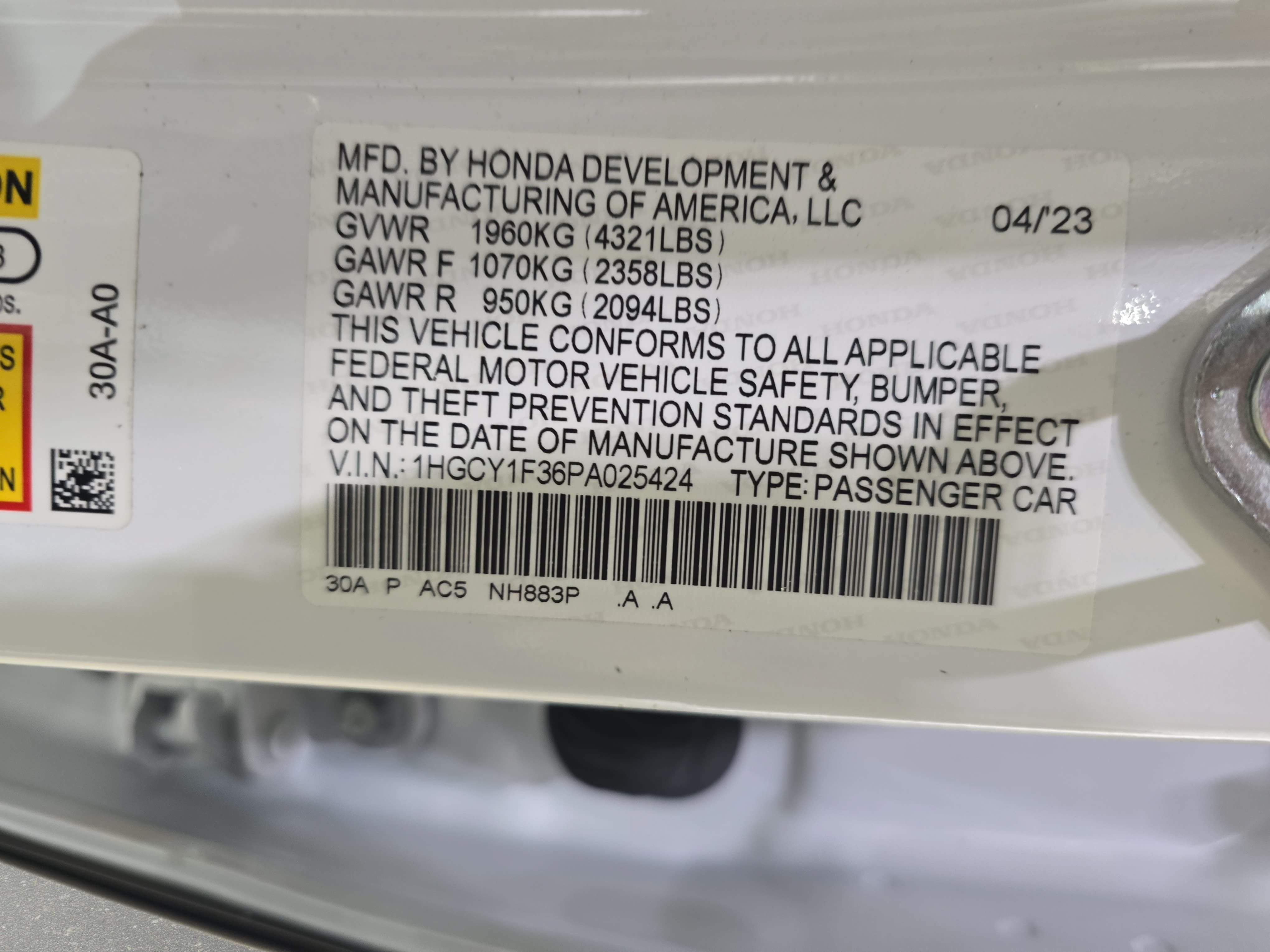 Used 2023 Honda Accord EX image 31