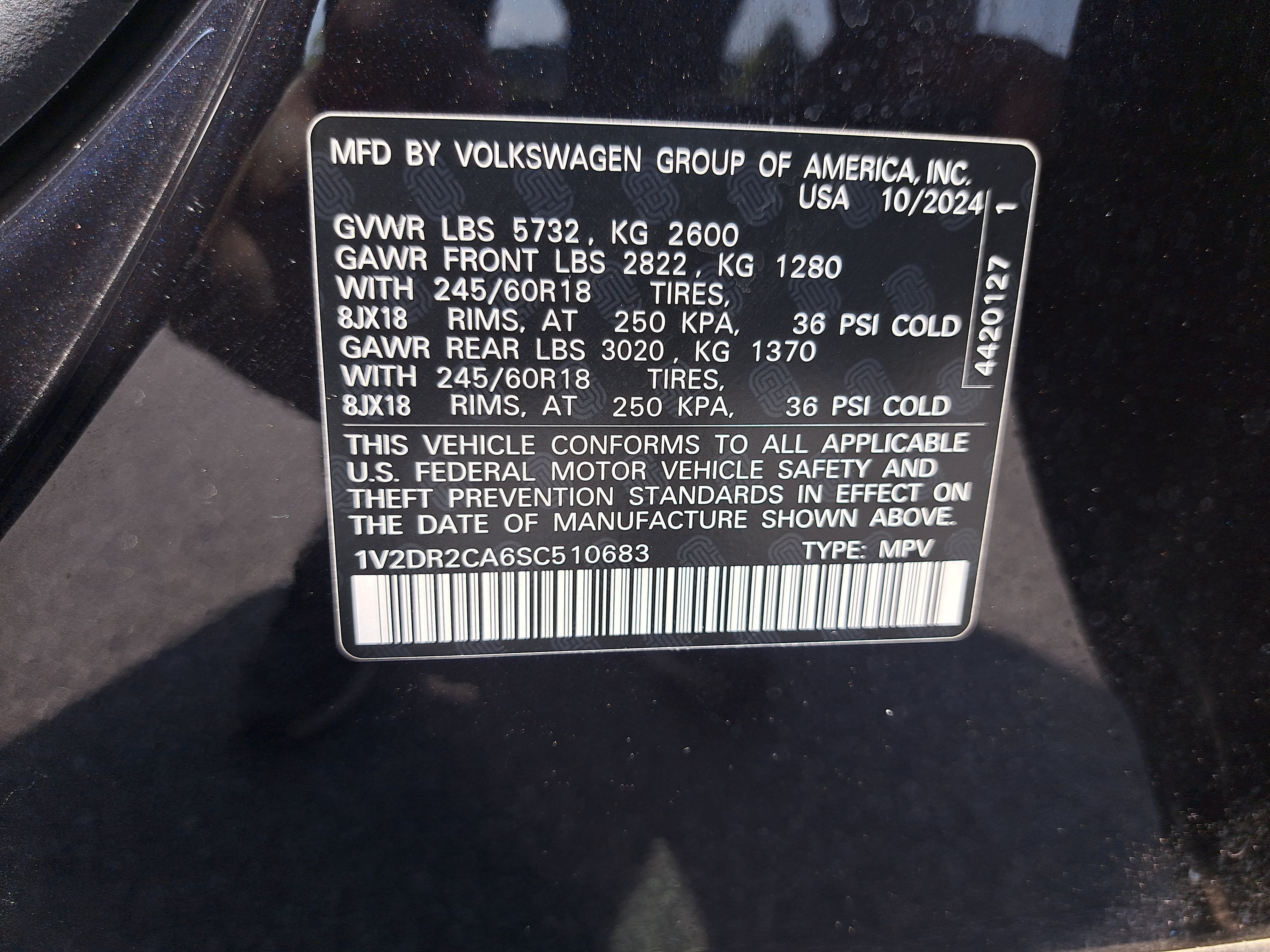 Certified 2025 Volkswagen Atlas SE FWD image 35