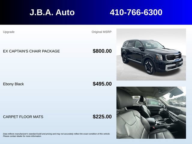 Used 2024 Kia Telluride EX w/ EX Captain's Chair Package FWD image 5