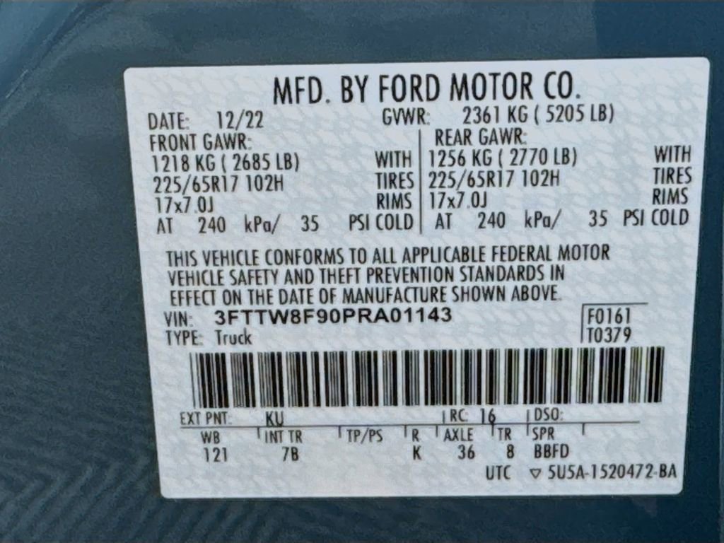 Used 2023 Ford Maverick XLT w/ Equipment Group 300A Standard image 29