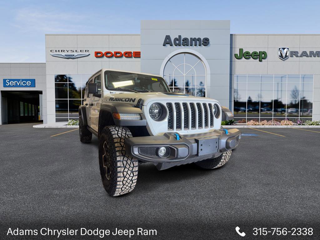 Used 2023 Jeep Wrangler Unlimited Rubicon 4xe w/ Cold Weather Group image 1