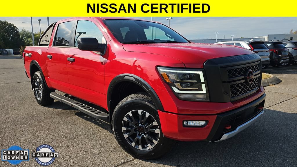 Certified 2024 Nissan Titan PRO-4X w/ Off Road Protection Package AWD/4WD image 1