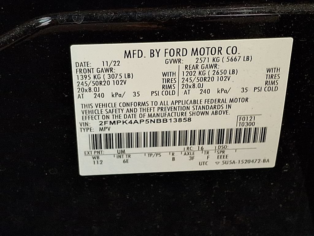 Used 2022 Ford Edge ST AWD/4WD image 29