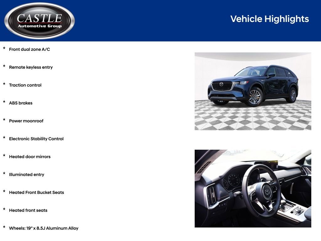 Used 2025 MAZDA CX-90 3.3 Turbo w/ Preferred Package AWD/4WD image 7