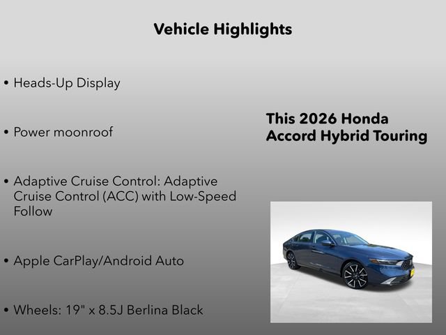 New 2026 Honda Accord Touring image 5