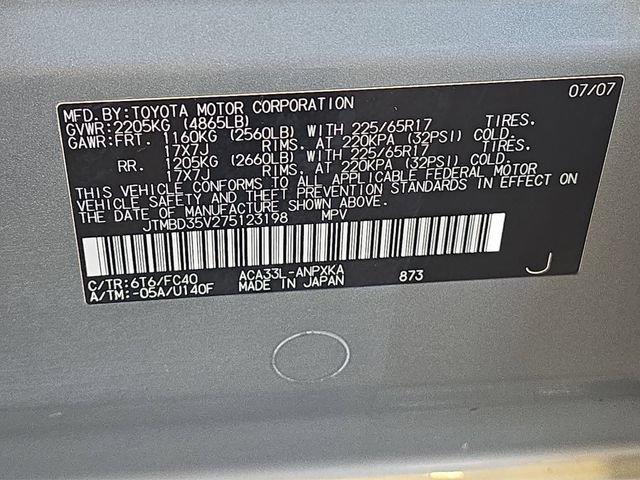 Used 2007 Toyota RAV4 4WD w/ 3rd Row image 33