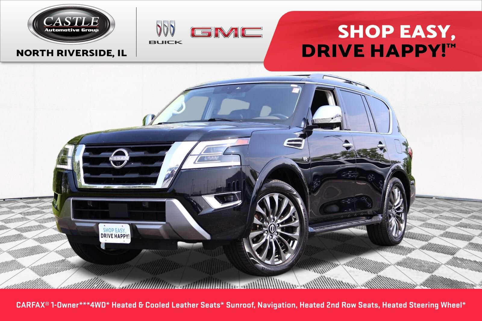 Used 2022 Nissan Armada Platinum w/ Captain's Chairs Package