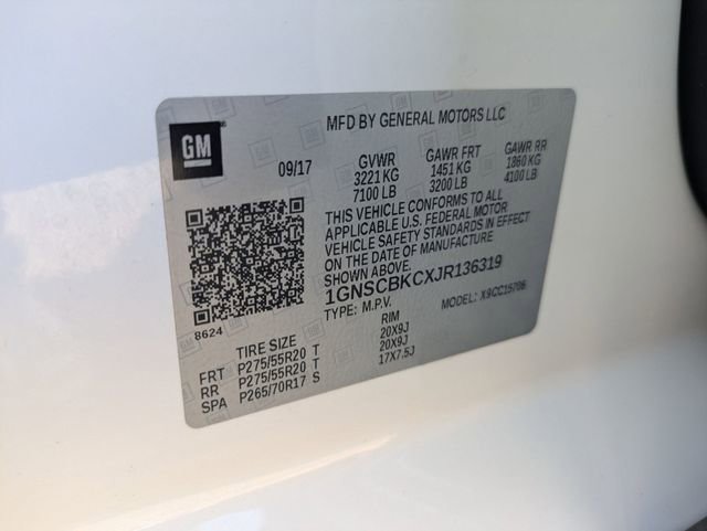 Used 2018 Chevrolet Tahoe LT w/ Texas Edition Package image 32