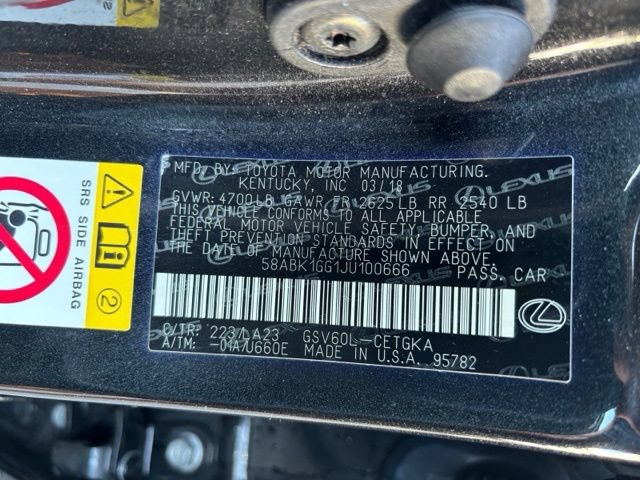Used 2018 Lexus ES 350 w/ Navigation System Package FWD image 34