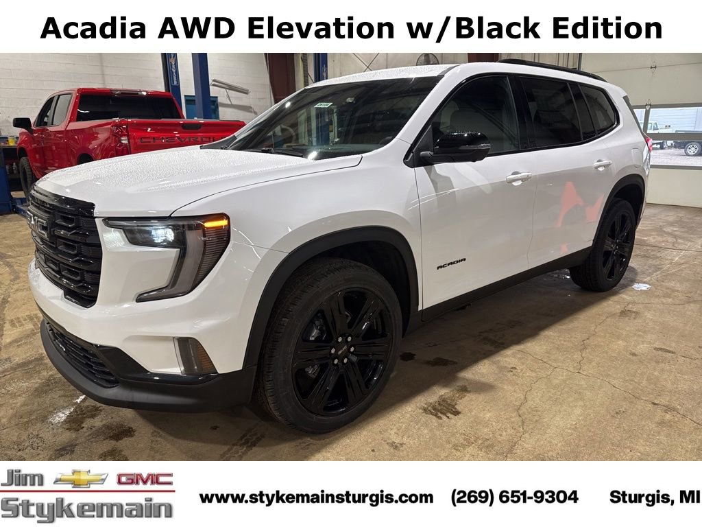 New 2026 GMC Acadia Elevation w/ Black Edition
