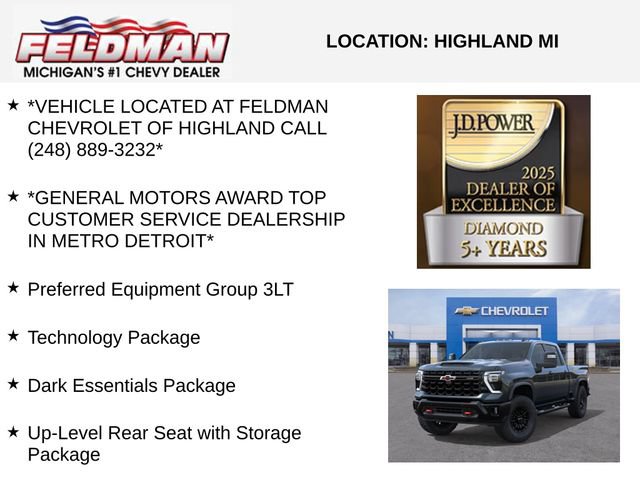 New 2026 Chevrolet Silverado 2500 ZR2 w/ LPO, Dark Essentials Package AWD/4WD image 3
