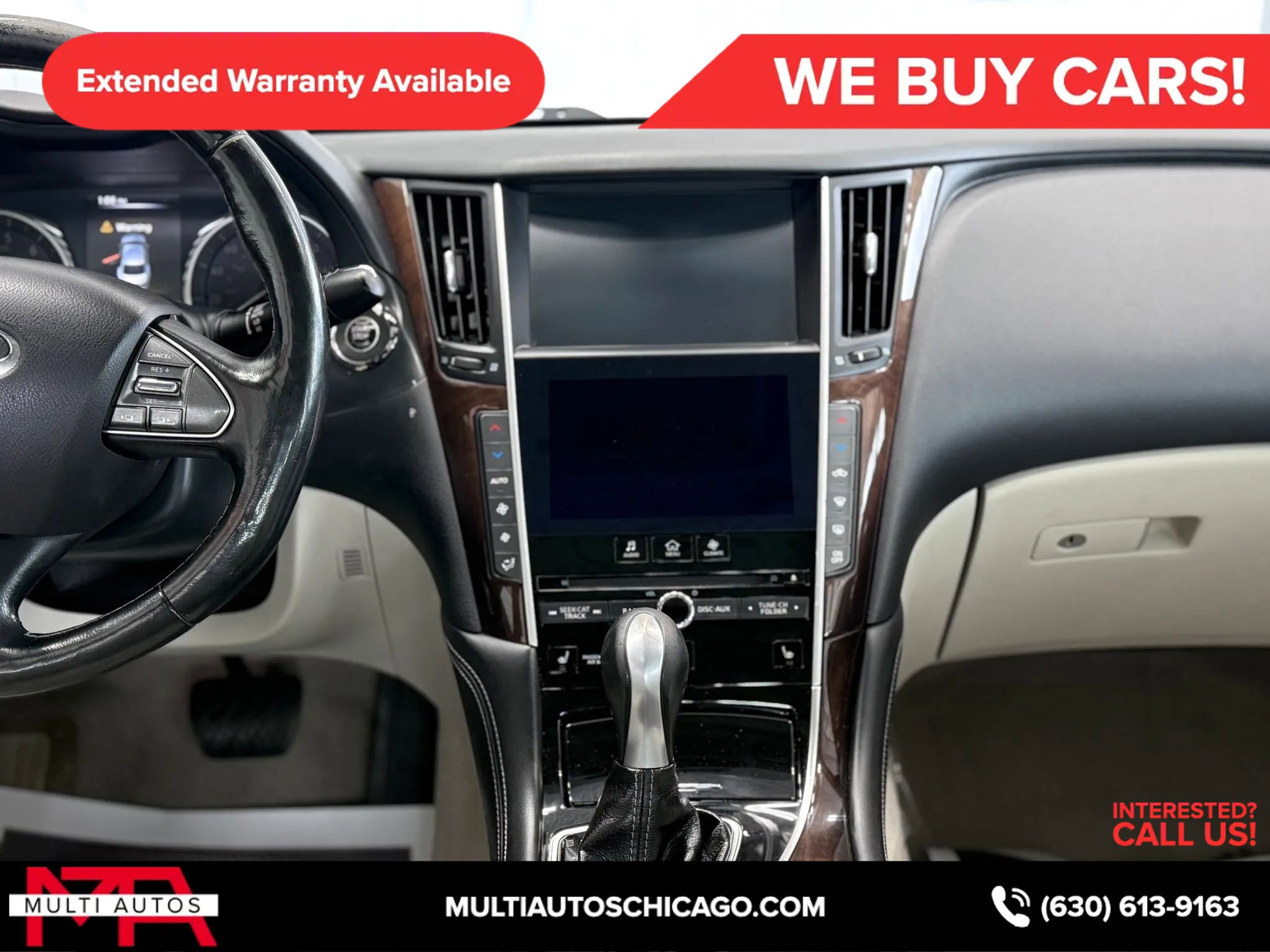 Used 2014 INFINITI Q50 Premium w/ Deluxe Touring Package AWD/4WD image 16
