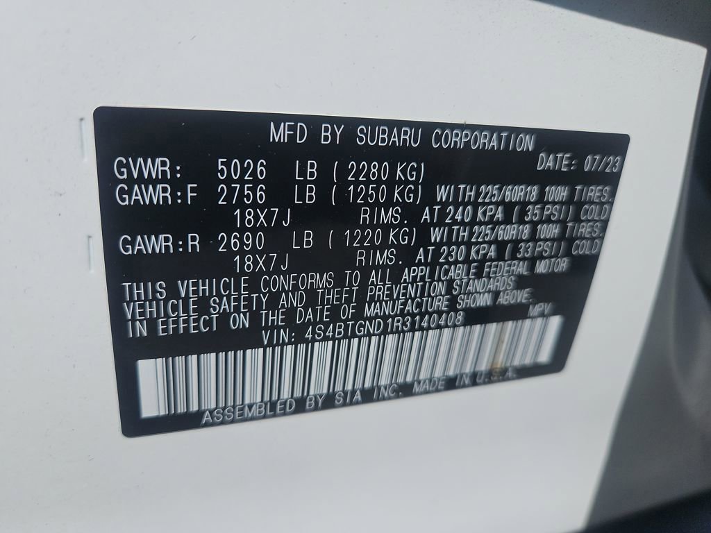 Used 2024 Subaru Outback Limited XT image 34