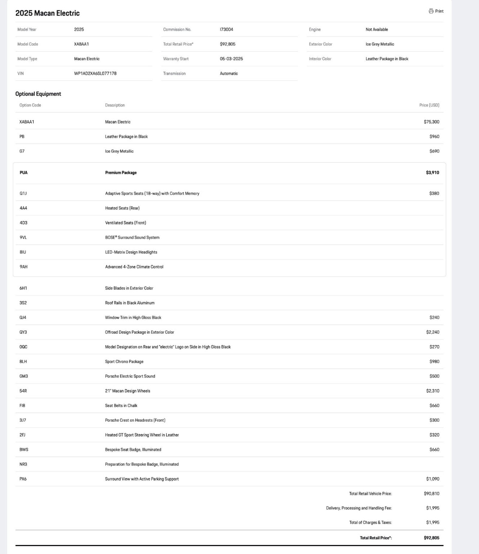 Certified 2025 Porsche Macan Electric image 35