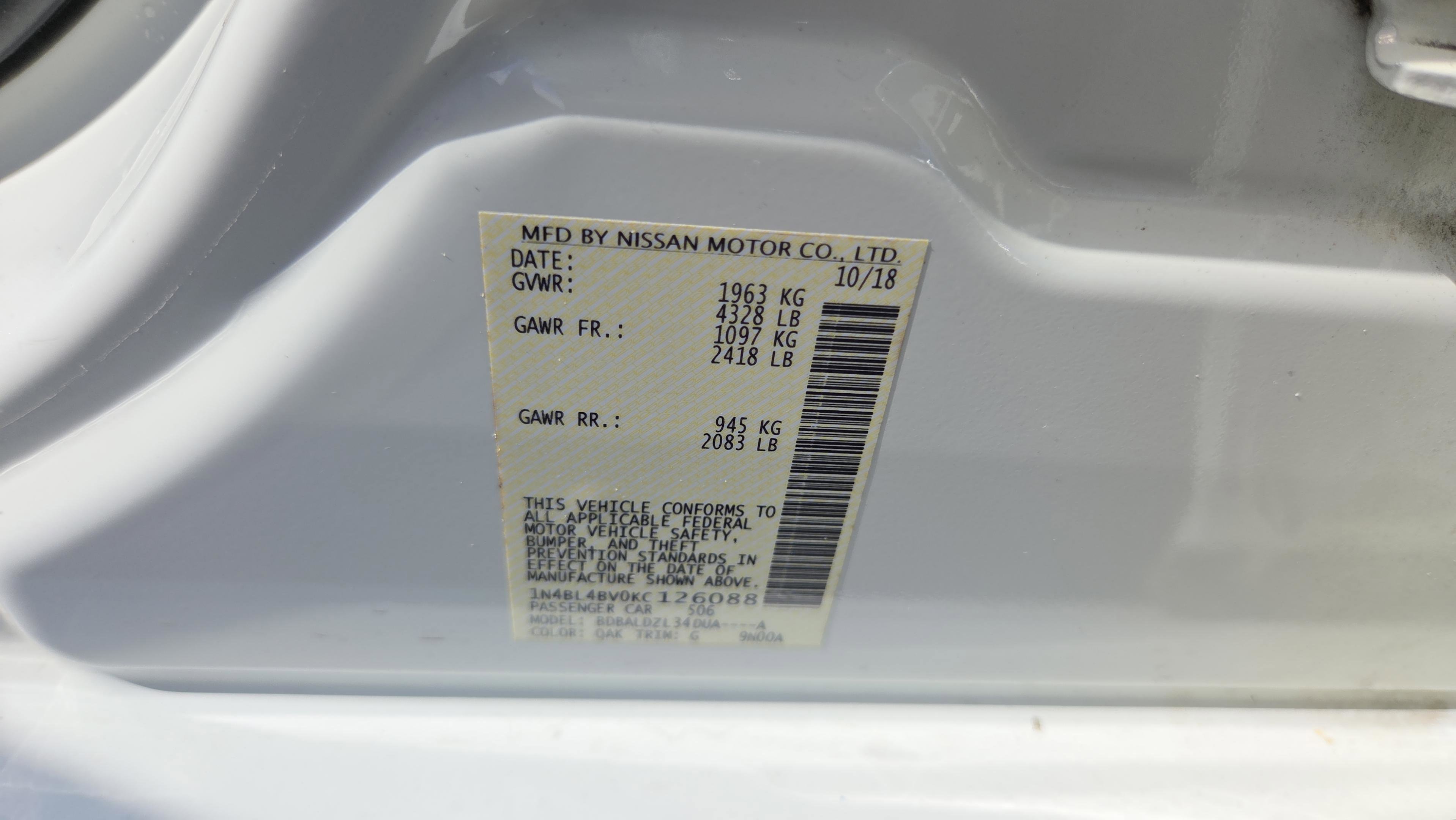 Used 2019 Nissan Altima 2.5 S image 23