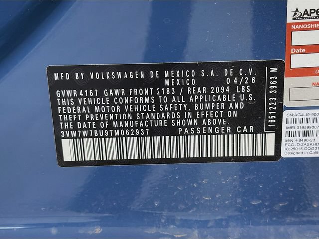 New 2026 Volkswagen Jetta SE FWD image 31