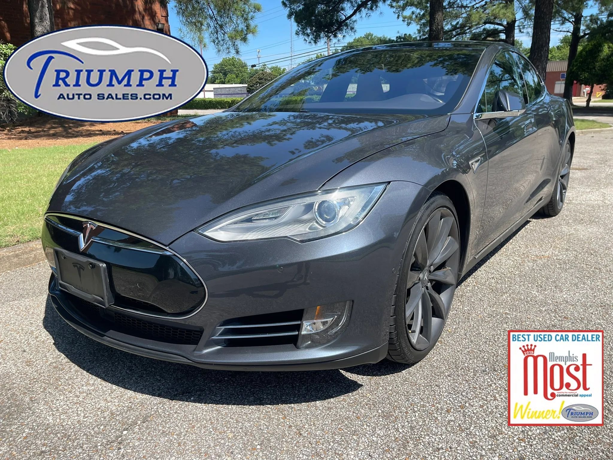 Used 2016 Tesla Model S 90D AWD/4WD image 1