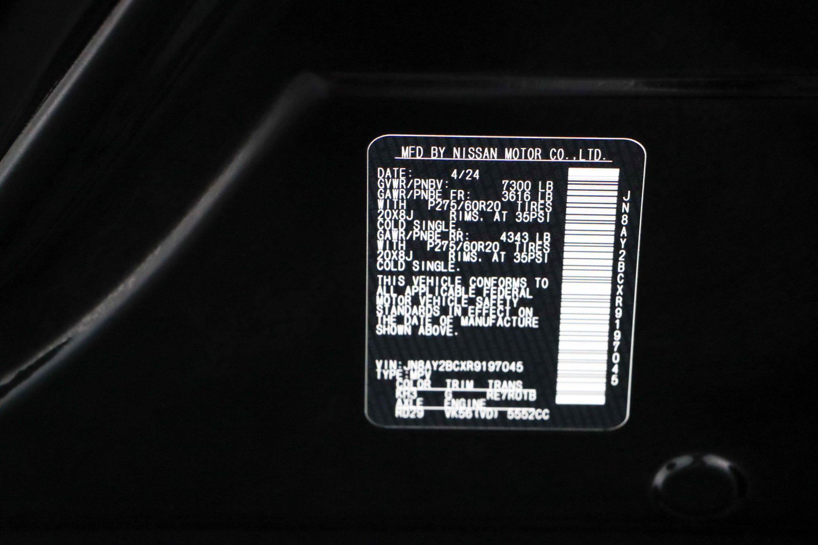 Used 2024 Nissan Armada SL image 36