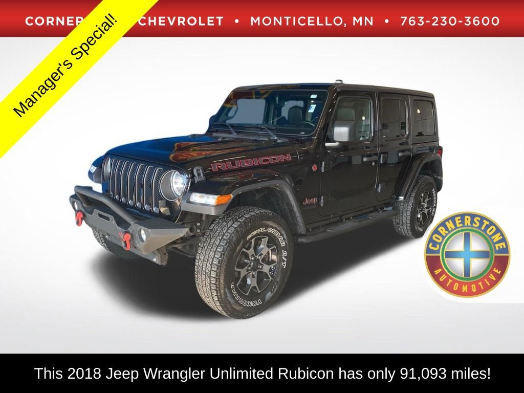 Used 2018 Jeep Wrangler Unlimited Rubicon