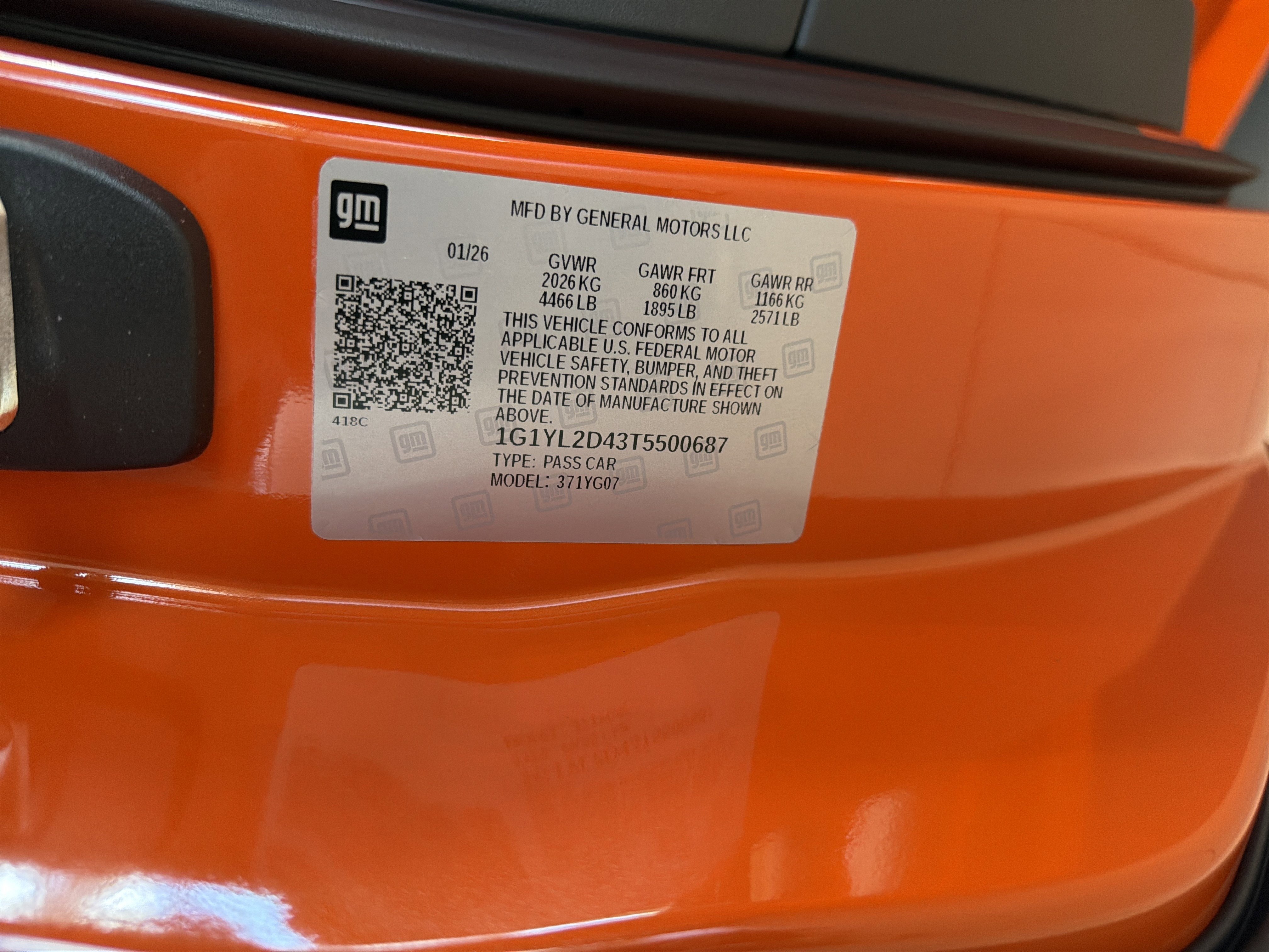 New 2026 Chevrolet Corvette E-Ray w/ ZER Performance Package image 25