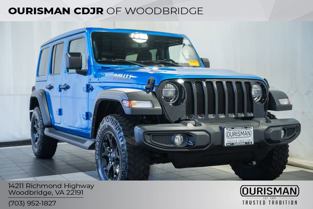 Certified 2022 Jeep Wrangler Unlimited Sport AWD/4WD image 1