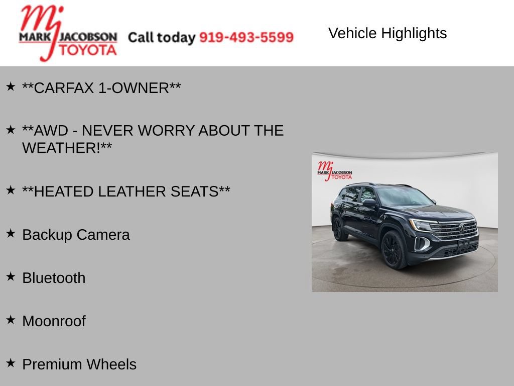 Used 2024 Volkswagen Atlas SE AWD/4WD image 5
