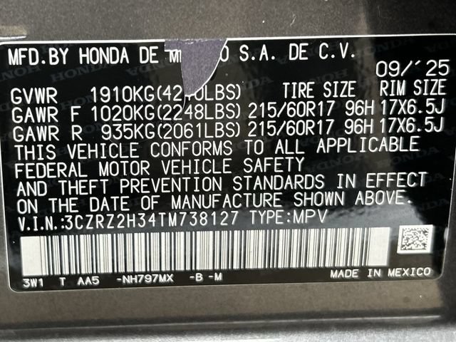 Used 2026 Honda HR-V LX image 30
